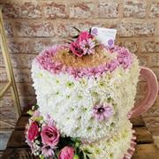 Tea Cup &amp; Saucer Funeral Tribute